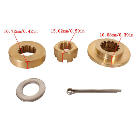 Outboard Prop Spacer Kit For 40HP 50HP 55HP Yamaha Motors Includes Spacer Sets 670-45997-10 670-45997-01 670-45997-02 18-73914
