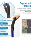 Wide 10-Tine Pitch Fork For Gardening And Farm Cleanup Heavy Duty Manure And Mulch Fork With ergonomic fiberglass handle
