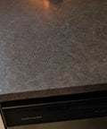 Gray Black Marble Soapstone Vinyl Countertop Wrap Peel And Stick Waterproof Backsplash Cover 36 By 120 Inches shown on kitchen surface