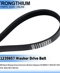 Washer Drive Belt Replacement Kit Fits Whirlpool Maytag Amana Kenmore HE Washers Replaces W10808317 5EPJ556 4845287 AP6333320