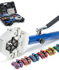 Hydra-Krimp 71500 Manual Air Conditioning Hose Crimper Kit with dies and case, handheld hydraulic for beadlock fittings.