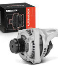 Alternator For Jeep Liberty 2005 2006 2.8L 12V 150 Amp With 6 Groove Decoupler Pulley Clockwise Rotation Direct Fit Easy Install No Sweat Durable High Quality Replacement Part with packaging