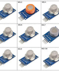 9 In 1 Gas Sensor Modules Kit For DIY Projects Starter Kit With Quick Response Gas Detection Analog Output 9 sensor models