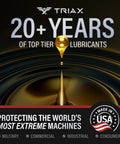 Spheron Grease NLGI 2 High Temp Heavy Duty Ultra Tacky EP Waterproof For 5th Wheel Joints Pivots Wheel Bearings And Chassis Ideal Lubricant For Tough Heavy Load Applications 14 Oz Tube 2 Pack image with TRIAX branding and USA seal
