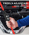 Heavy Duty Adjustable Tap Wrench Set Built Tough With No Hassle Ratcheting Handle for Gearheads and Machinists, showing adjustable design.