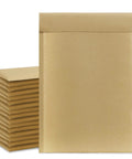 Natural Kraft Bubble Mailers 6x10 Inch Self Sealing Padded Envelopes 6x9 Inner Size 100 Pack stacked