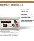 Adjustable DC Power Supply With Dual LCD Display Dope Benchtop Power Supply Regulated 3V To 12V Outputs 1.5-15V DC PS-28A
