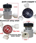 1000W Micro Hydroelectric Generator 220V Mini Water Turbine Power Station showing aluminum alloy shell and three 50mm inlets.