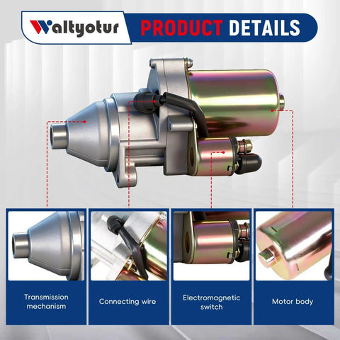 Starter Motor Replacement Easy Install Plug And Play Fit For 13HP 420cc Engines And Generators product details image