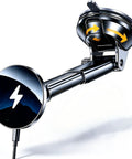 15W Fast Wireless Charging Magnetic Car Mount For Tesla Cybertruck Dashboard Accessory with sleek design and adjustable viewing angles.