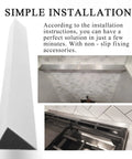 Slide In Range Gap Filler Kit Universal Triangle Stove Trim Between Range And Wall Aluminum 30 Inch Fits Ranges With No Bulky Back Guard Easy Install Keeps Crumbs And Scratches Away