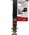 Beefy S6R Hand Seamer with Soft Grip Non Slip Handle, front view showing drop forged jaws and ergonomic grip for sheet metal work.