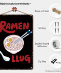 Funny Vintage Ramen Tin Sign Wall Art 8x12 Inch Metal Sign For Home Kitchen Office Garage Decor Retro Style Poster With Four Pre Drilled Holes For Easy Mounting