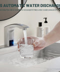 Touchless Bathroom Sink Faucet Automatic Motion Sensor Dual Power AC Or Battery With Control Box And Temperature Mixer