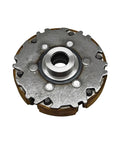 Top view of One Way Wet Clutch Shoe Replacement for Hisun 550 UTV P0040002111A0150, metal component with gear teeth