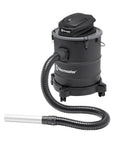 6 Gallon Ash Vacuum With 8 Amp Motor, Ultra Quiet Power, Beefy Suction, Portable Shop Vac With Carry Handle And Caster Wheels, Black