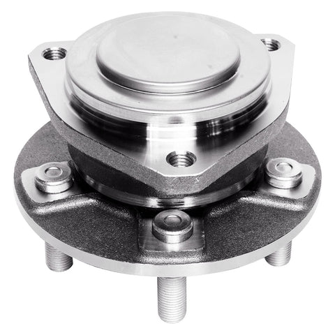 Pair Front Wheel Hub And Bearing Assembly Replacement For RWD 2012 To 2023 Chrysler 300 Dodge Challenger And Charger With ABS Includes Two Front Hubs And Bearings 5 Bolt Pattern Tone Ring And 3 Bolt Triangular Flange
