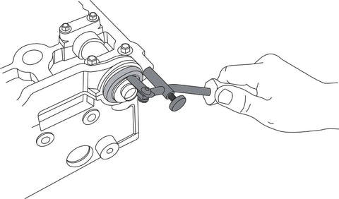 Engine Seals Puller For Cam And Crank Shafts With Adjustable Hook Lets You Remove Seals Without Damaging The Shaft in use