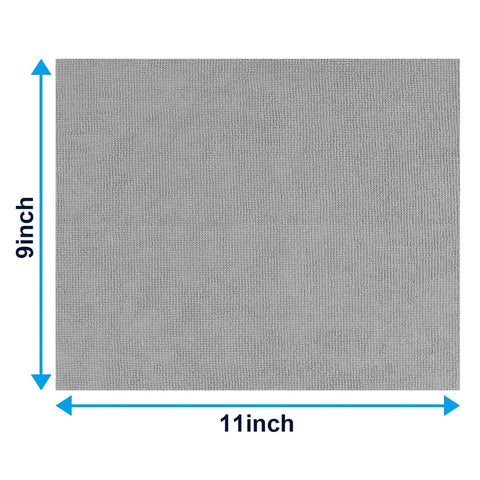 100 Pack Microfiber Cleaning Cloths Dispenser Box Lint Free Ultra Absorbent Reusable Rags For Home Kitchen Car Garage Shop 11 By 9 Inches Grey Streak Free Finish For Glass Stainless Steel Auto Interiors