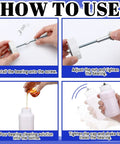 How to use Leak Proof Skate Bearings Cleaning Bottle And Cleaning Unit Kit for roller skates and skateboards.
