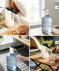 Water Dispenser For 5 Gallon Bottle With Digital Display And Dual Pumps USB Rechargeable Electric Water Pump in various settings