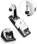 Close-up of Eight Pack Zinc Alloy Compression Latch Locks Featuring Slick Trigger Action and Flush Silver Finish.