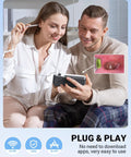 Home Ear Otoscope With 4.5 Inch IPS Display And 3.9mm Ear Camera With Gyroscope For Clear At Home Inspection, 6 LED Lights Illuminate Earwax Irritation And Blockages, No App Required, No WiFi Needed, HD Ear Camera For Safe Self Check, FSA HSA Eligible, plug-and-play use