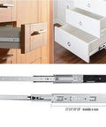 12 Inch Drawer Slides Set 6 Pairs Pro Grade Soft Close Heavy Duty Full Extension Ball Bearing Side Mount Rails Glides 100 Lb Capacity For Kitchen Wardrobe Office Storage