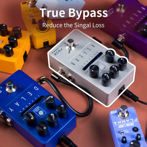 Stereo Reverb Pedal For Guitar With Seven Presets And Classic Effects From Room And Hall To Church Cave Plate Spring Mod.