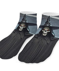 Death Scythe Ankle Socks 5 Pairs No Show Non Slip Low Cut Athletic Socks For Women And Men Ultra Breathable Lightweight Comfort