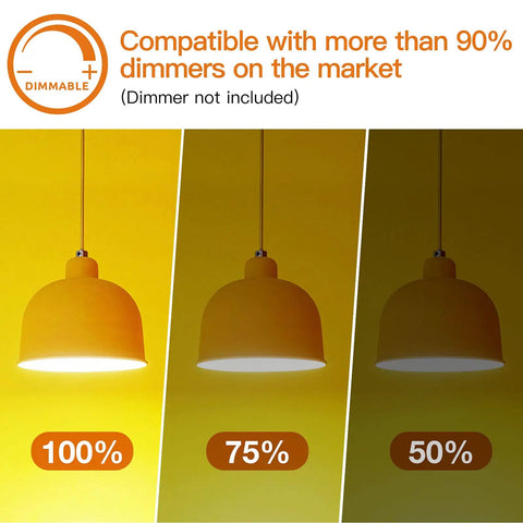 Brighten Up Your Outdoors S14 LED Replacement Bulbs 2W 4 Pack For Outdoor String Lights With E26 Screw Base dimmable settings