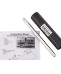 Washer Tub Bearing Installation And Removal Tool Compatible With W10447783 2119011 includes instruction sheet and metal components.