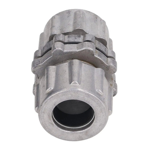 Aluminum Alloy Pulse Valve Quick Connect Adapter For Industrial Dust Collection, 1in durable aluminum pipe connector with secure grip.