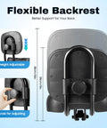 Extra Wide Bike Seat With Integrated Backrest For Electric Bikes Comfy Plush Ergonomic Saddle Upgrade, height adjustable