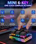 Turn Your Rig Into A Dope Gaming Station With This Compact Six Key Programmable Macro Keypad featuring Cherry Inspired Switches and RGB.