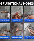 Heavy Duty Auto Body Dent Repair Spot Welder Kit With Manual And Auto Modes, 3500W Stud Welder 6 Welding Modes shown