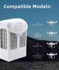 High Capacity 5870mAh Intelligent Flight Battery for DJI Phantom 4 Pro Advanced and RTK with compatible models shown