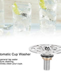 Automatic Metal Sink with Faucet and Water Flow Nozzle for Restaurant Kitchen - to CleanProfessal GradeIdeal for Food t and Cooking with cup washer.