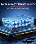 Large capacity lithium battery for Pro-Grade Cordless Hydraulic Punch Kit with 6000mAh battery, powerful and reliable performance.