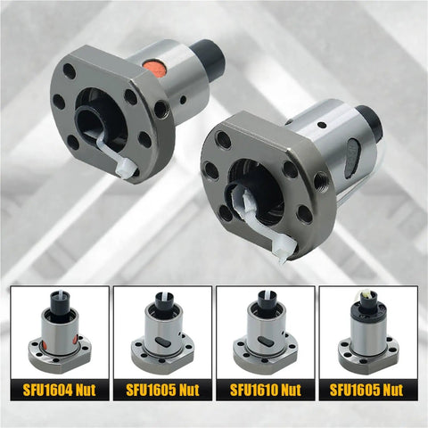 Get Your Hands On This High Precision SFU1604 Ballscrew Nut For Smooth CNC Motion Control, durable design with low friction.