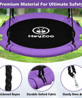 Purple Tree Swing Saucer For Kids 40 Inch Heavy Duty With Adjustable Straps 900 Lbs Capacity Built Tough For Backyard Fun