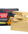 High Temperature Fire Brick 9x4.5x1.25 Inch Tan 6 Pack Built To Last For Wood Stoves Fireplaces And Pizza Ovens Usa Made Heat Rated To 2700 F Non Brittle And Size Accurate