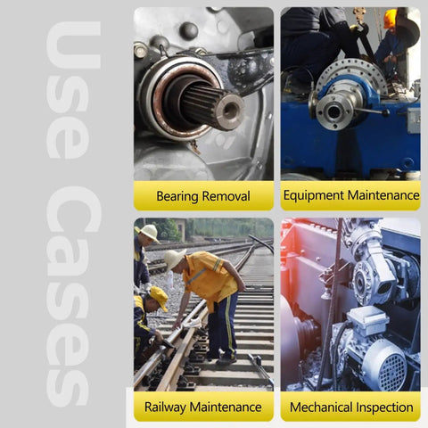 Heavy Duty Hydraulic Puller With Manual Pump Gear Puller Threaded 5 10 15 20 30 50 Tons Bearing Separation Tool use cases