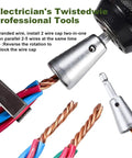 8 In 1 Electrician Wire Stripper And Twister For Drill, 2026 Upgraded Tool For 6 To 14 AWG twisting multiple wires in drill