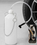 Shop Grade Heavy Duty Brake Bleeder Kit With 1L Vacuum Collection Bottle and 19.7 Inch Flexible Hose for easy fluid collection.