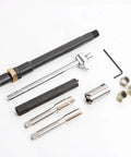 Parts included in 26pc Spark Plug Thread Repair Kit M14 X 1.25 Deep Plug Fix Kit With Metal Case for Rebuilding Damaged Threads