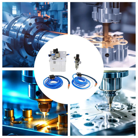Premium 110v Mist Coolant Spray System For Cnc Lathes And Milling Machines. High Pressure Cutting Fluid Fogger With Durable Build For Precision Metalworking And Industrial Machining Operations Right At Your Fingertips