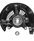 AWD Front Right Steering Knuckle With Wheel Hub Bearing Assembly For 2008-2013 Toyota Highlander 3.5L Gas, Passenger Side Replacement Kit