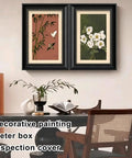 Kickass Heavy Duty Double Door Access Panel Cover With Screamin Sleek Black Beaded Frame in a modern room decor.