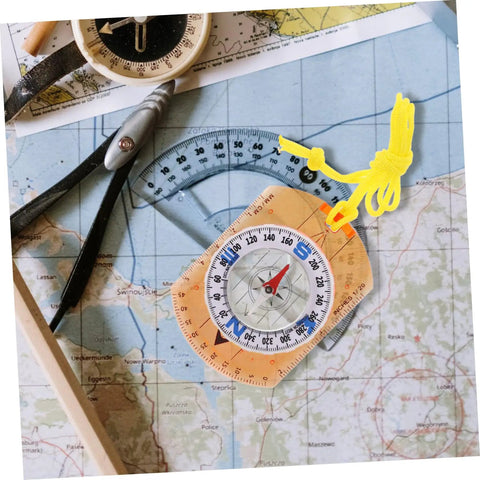 Orienteering Compass Pointer For Outdoor Navigation And Survival Hike Ready Compact Hiking Tool For Camping Lightweight Map Compass